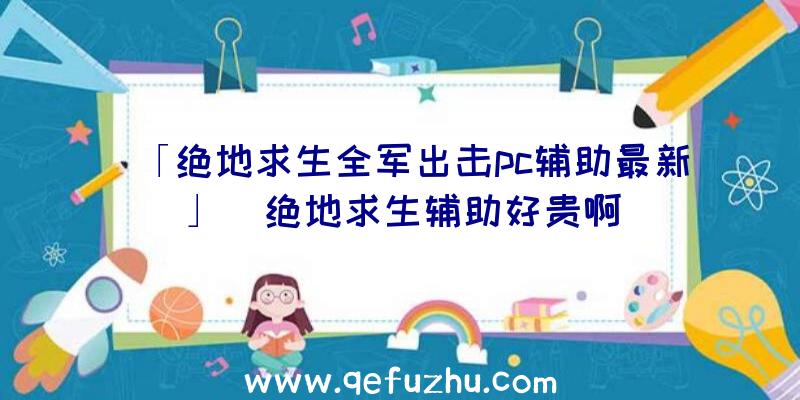 「绝地求生全军出击pc辅助最新」|绝地求生辅助好贵啊